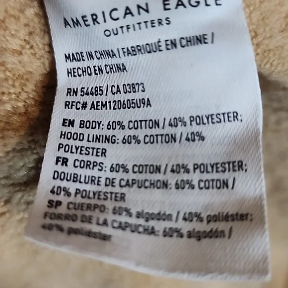 American Eagle Oversized Tunic Hoodie Sweatshirt EUC Size Large - Picture 10 of 10